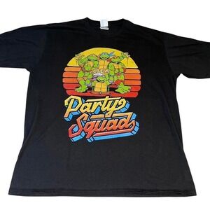 Port & Company TMNT Party Squad Graphic Tee Black XLTeenage Mutant Ninja Turtles